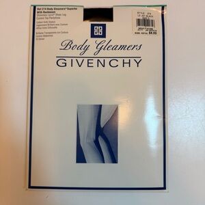 Givenchy New Old Stock Backseam Pantyhose in Classic  Jet Black